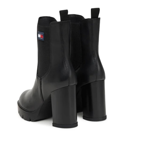 ΓΥΝΑΙΚΕΙΑ ΠΑΠΟΥΤΣΙΑ TOMMY JEANS TJW LEATHER HEEL BOOT
