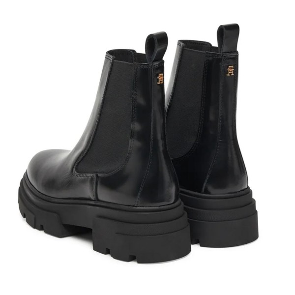 ΓΥΝΑΙΚΕΙΑ ΠΑΠΟΥΤΣΙΑ TOMMY HILFIGER TH SHINY LEATHER CHELSEA