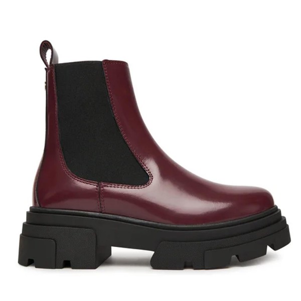 ΓΥΝΑΙΚΕΙΑ ΠΑΠΟΥΤΣΙΑ TOMMY HILFIGER TH SHINY LEATHER CHELSEA