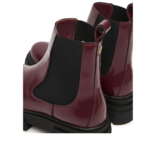 ΓΥΝΑΙΚΕΙΑ ΠΑΠΟΥΤΣΙΑ TOMMY HILFIGER TH SHINY LEATHER CHELSEA