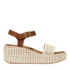 ΓΥΝΑΙΚΕΙΑ ΠΑΠΟΥΤΣΙΑ FIT FLOP PLATFFORMS Two-Tone Woven Wedge Ankle