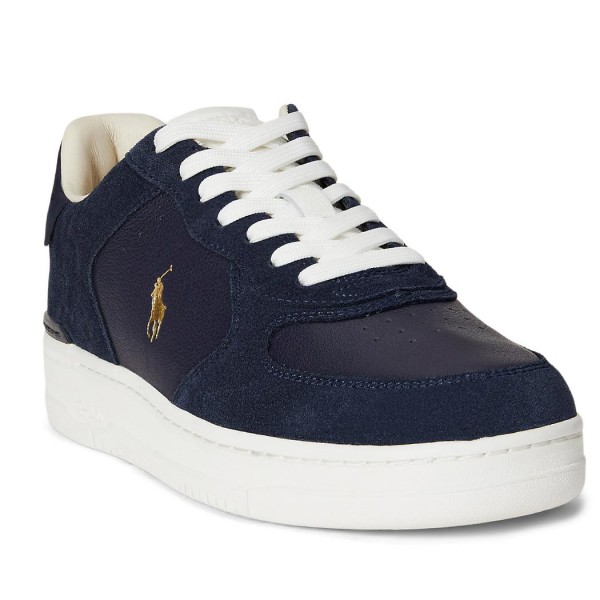 ΑΝΔΡΙΚΑ ΠΑΠΟΥΤΣΙΑ POLO RALPH LAUREN  Court Leather-Suede Sneaker
