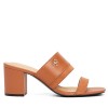 ΓΥΝΑΙΚΕΙΑ ΠΑΠΟΥΤΣΙΑ TOMMY HILFIGER Leather Block Heel Mules
