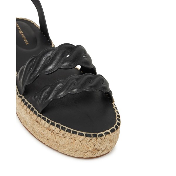 ΓΥΝΑΙΚΕΙΑ ΠΑΠΟΥΤΣΙΑ TOMMY HILFIGER LEATHER ROPE REAL ESPAD