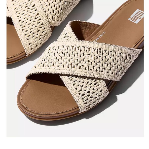 ΓΥΝΑΙΚΕΙΑ ΠΑΠΟΥΤΣΙΑ FIT FLOP GRACIE Woven Cross Slides
