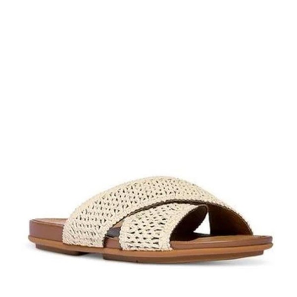 ΓΥΝΑΙΚΕΙΑ ΠΑΠΟΥΤΣΙΑ FIT FLOP GRACIE Woven Cross Slides