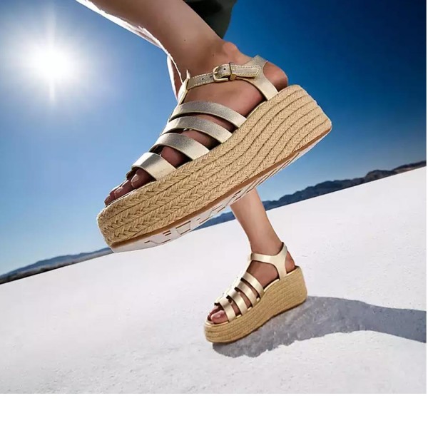 ΓΥΝΑΙΚΕΙΑ ΠΑΠΟΥΤΣΙΑ FIT FLOP PLATFFORMS Espadrille Metallic ΓΥΝΑΙΚΕΙΑ ΠΑΠΟΥΤΣΙΑ FIT FLOP PLATFFORMS Espadrille Metallic