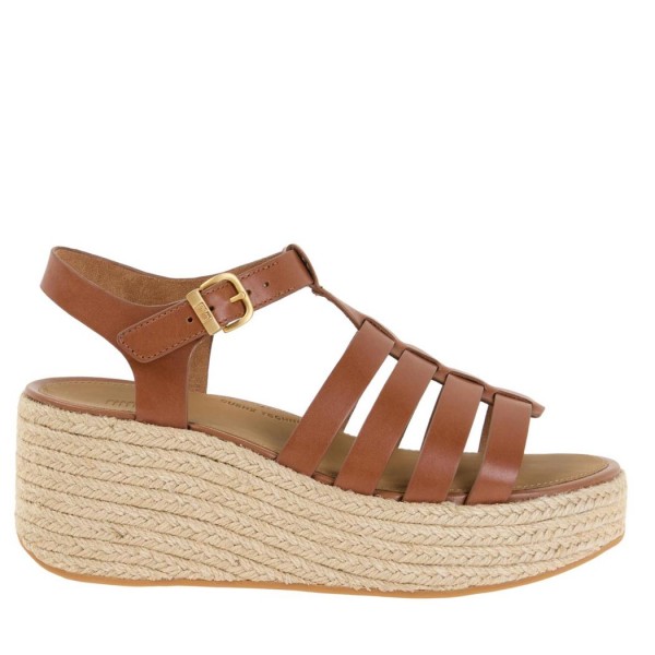 ΓΥΝΑΙΚΕΙΑ ΠΑΠΟΥΤΣΙΑ FIT FLOP PLATFFORMS Espadrille Leather