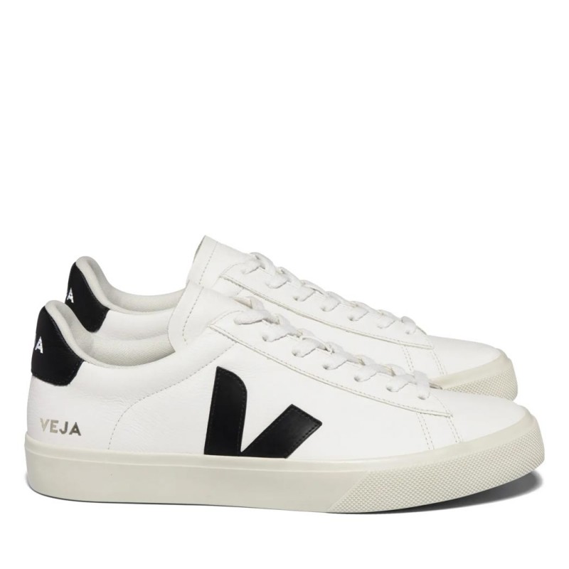 ΑΝΔΡΙΚΑ ΠΑΠΟΥΤΣΙΑ VEJA Campo Leather - White/Black