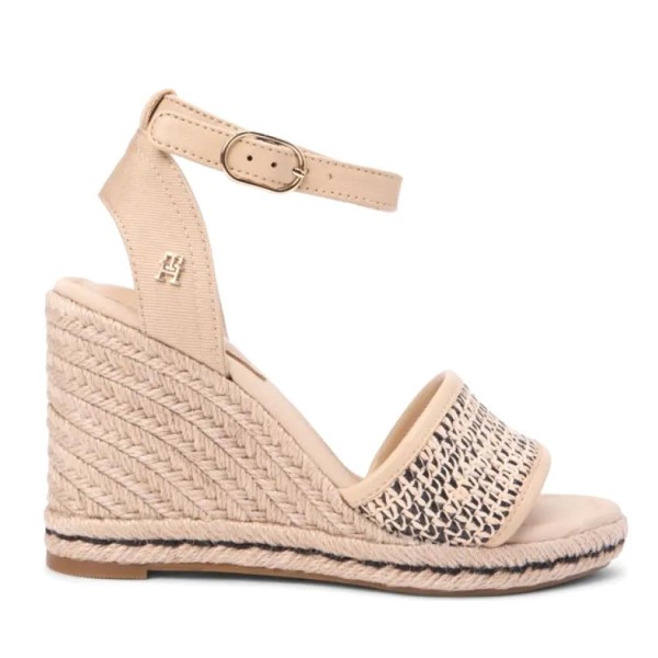 ΓΥΝΑΙΚΕΙΑ ΠΑΠΟΥΤΣΙΑ TOMMY HILFIGER HIGH WEDGE ESPAD RAFFIA 