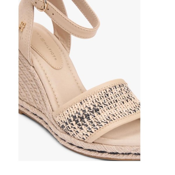 ΓΥΝΑΙΚΕΙΑ ΠΑΠΟΥΤΣΙΑ TOMMY HILFIGER HIGH WEDGE ESPAD RAFFIA 