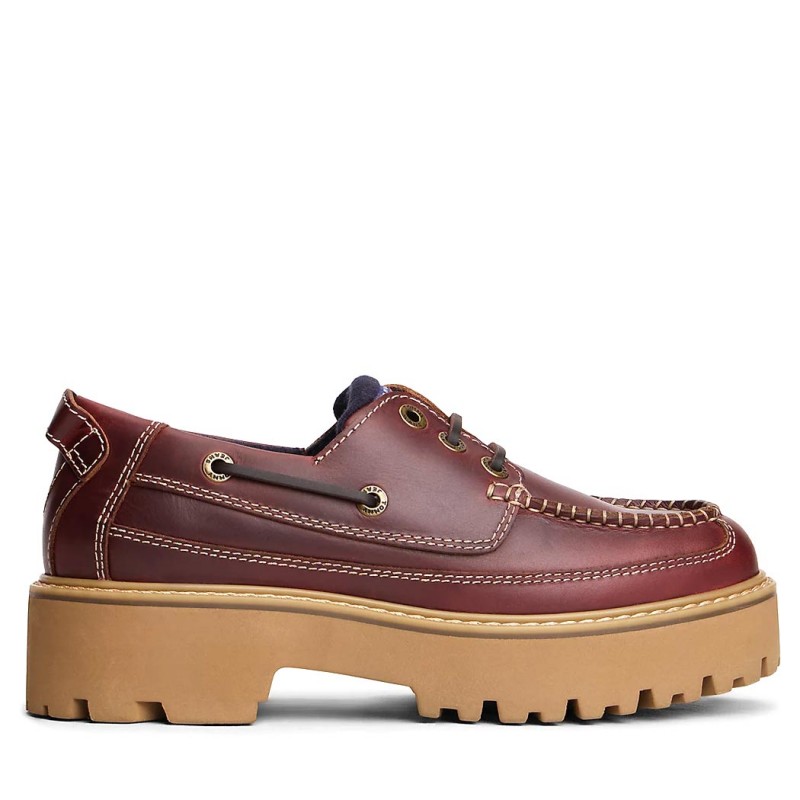 ΓΥΝΑΙΚΕΙΑ ΠΑΠΟΥΤΣΙΑ TOMMY JEANS Archive Leather Cleat Boat Shoes