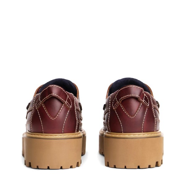 ΓΥΝΑΙΚΕΙΑ ΠΑΠΟΥΤΣΙΑ TOMMY JEANS Archive Leather Cleat Boat Shoes ΓΥΝΑΙΚΕΙΑ ΠΑΠΟΥΤΣΙΑ TOMMY JEANS Archive Leather Cleat Boat Shoes