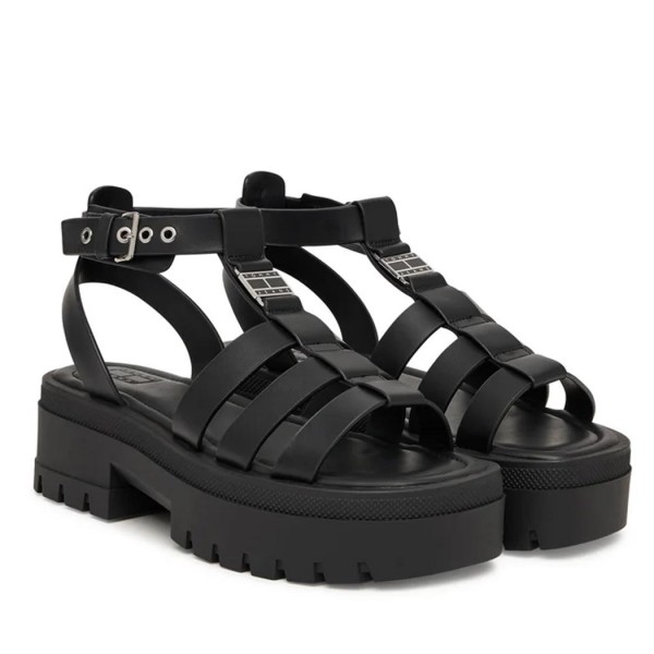 ΓΥΝΑΙΚΕΙΑ ΠΑΠΟΥΤΣΙΑ TOMMY JEANS Tjw Fisherman Leather Max Sandal