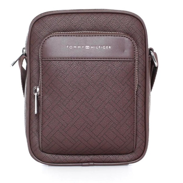 ΑΝΔΡΙΚΟ ΤΣΑΝΤΑΚΙ TOMMY HILFIGER Th Flag Monogram Mini Reporter 