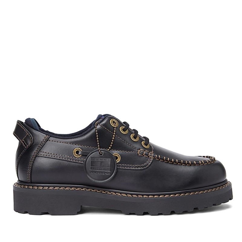 ΑΝΔΡΙΚΑ ΠΑΠΟΥΤΣΙΑ TOMMY JEANS Archive Leather Cleat Boat Shoes