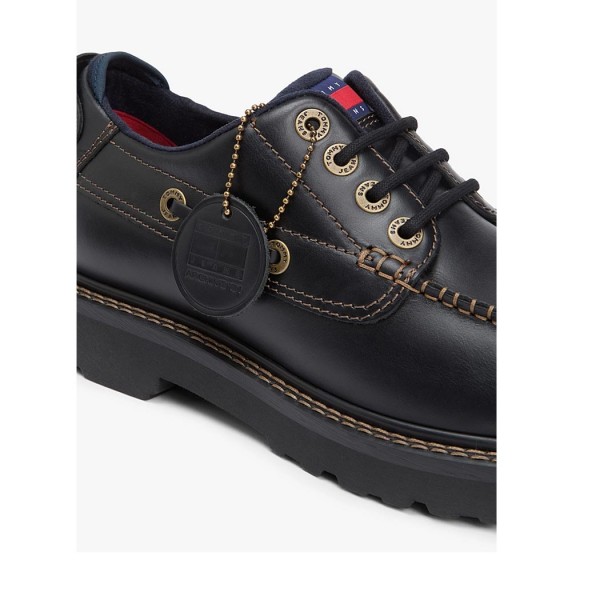 ΑΝΔΡΙΚΑ ΠΑΠΟΥΤΣΙΑ TOMMY JEANS Archive Leather Cleat Boat Shoes ΑΝΔΡΙΚΑ ΠΑΠΟΥΤΣΙΑ TOMMY JEANS Archive Leather Cleat Boat Shoes