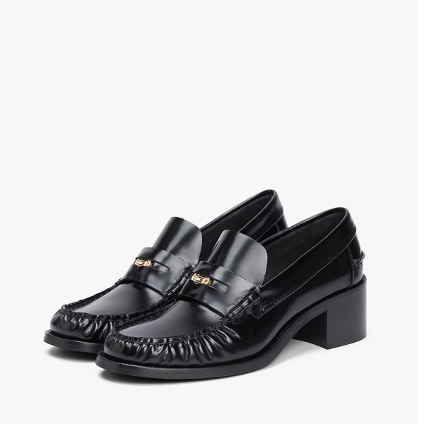 ΓΥΝΑΙΚΕΙΑ ΠΑΠΟΥΤΣΙΑ TOMMY HILFIGER Patent Leather Block Heel Loafers ΓΥΝΑΙΚΕΙΑ ΠΑΠΟΥΤΣΙΑ TOMMY HILFIGER Patent Leather Block Heel Loafers