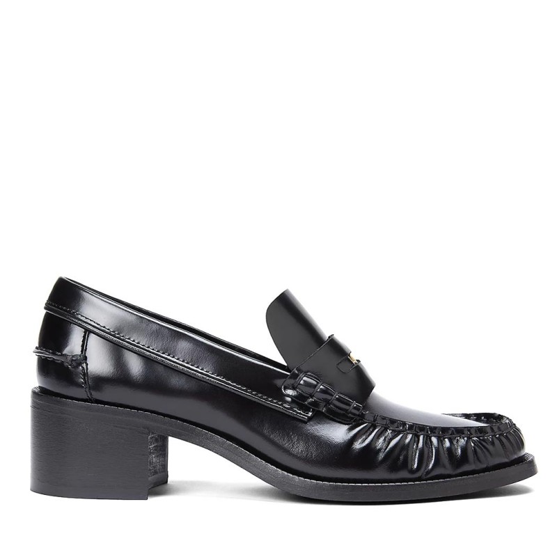 ΓΥΝΑΙΚΕΙΑ ΠΑΠΟΥΤΣΙΑ TOMMY HILFIGER Patent Leather Block Heel Loafers