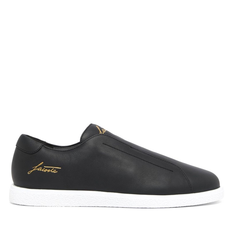 ΑΝΔΡΙΚΑ ΠΑΠΟΥΤΣΙΑ LACOSTE  Men's Linecourt Leather Slip-On