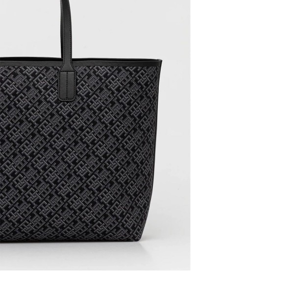 ΓΥΝΑΙΚΕΙΑ ΤΣΑΝΤΑ TOMMY HILFIGER TH Monogram Jacquard Tote Bag