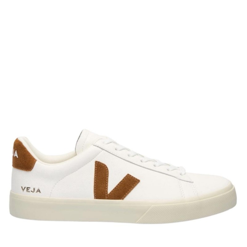 ΑΝΔΡΙΚΑ ΠΑΠΟΥΤΣΙΑ VEJA Campo Leather  WHITE-COGNAC