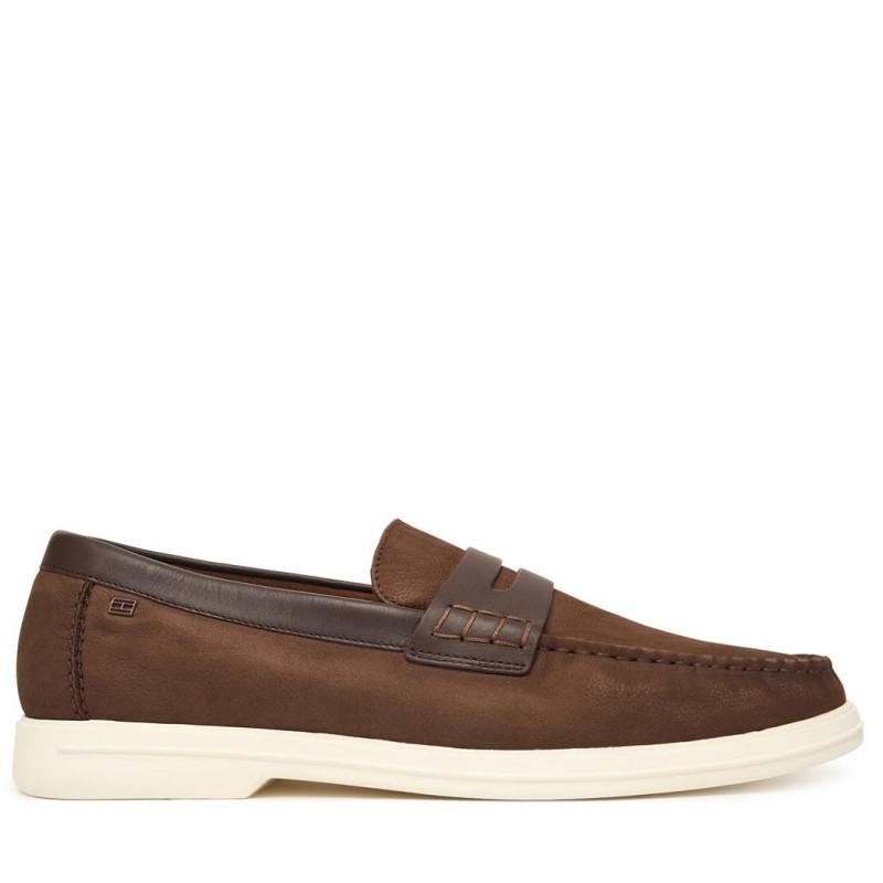 ΑΝΔΡΙΚΑ ΠΑΠΟΥΤΣΙΑ TOMMY HILFIGER  Mix Nubuck Loafer