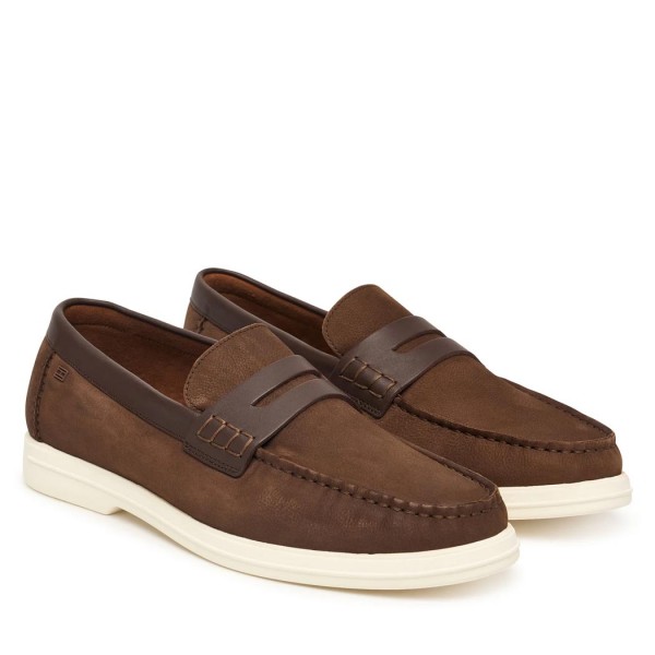 ΑΝΔΡΙΚΑ ΠΑΠΟΥΤΣΙΑ TOMMY HILFIGER  Mix Nubuck Loafer