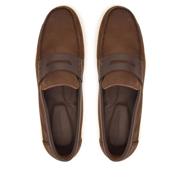 ΑΝΔΡΙΚΑ ΠΑΠΟΥΤΣΙΑ TOMMY HILFIGER  Mix Nubuck Loafer