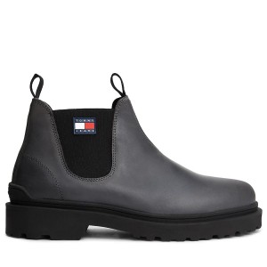 ΑΝΔΡΙΚΑ ΠΑΠΟΥΤΣΙΑ TOMMY JEANS  Leather Cleat Chelsea Boots ΑΝΔΡΙΚΑ ΠΑΠΟΥΤΣΙΑ TOMMY JEANS  Leather Cleat Chelsea Boots