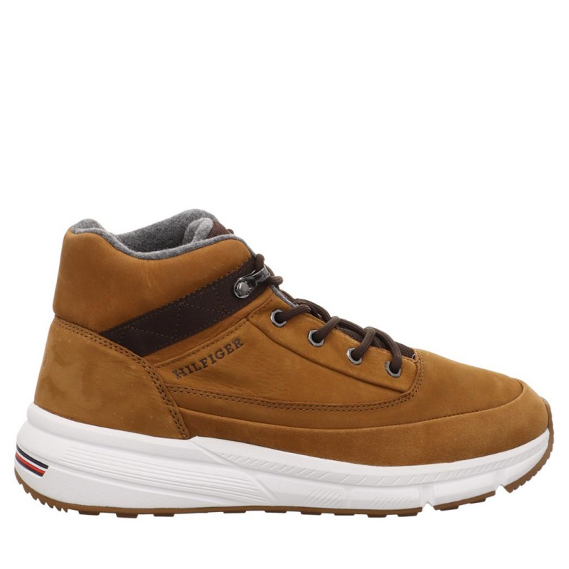 ΑΝΔΡΙΚΑ ΠΑΠΟΥΤΣΙΑ TOMMY HILFIGER Leather Hybrid Mid Boots ΑΝΔΡΙΚΑ ΠΑΠΟΥΤΣΙΑ TOMMY HILFIGER Leather Hybrid Mid Boots