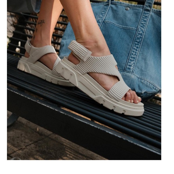 ΓΥΝΑΙΚΕΙΑ ΠΑΠΟΥΤΣΙΑ TIMBERLAND  GREYFIELD WHITE BACK STRAP SANDALS