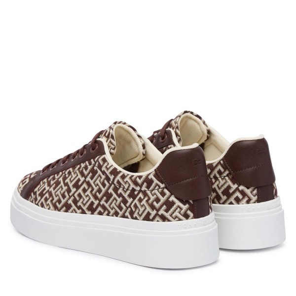 ΓΥΝΑΙΚΕΙΑ ΠΑΠΟΥΤΣΙΑ TOMMY HILFIGER  TH CHIC PLATFORM MONOGRAM