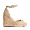 ΓΥΝΑΙΚΕΙΑ ΠΑΠΟΥΤΣΙΑ TOMMY HILFIGER Logo Plaque Leather Wedge Heel Espadrilles