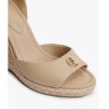 ΓΥΝΑΙΚΕΙΑ ΠΑΠΟΥΤΣΙΑ TOMMY HILFIGER Logo Plaque Leather Wedge Heel Espadrilles