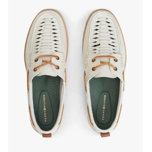 ΑΝΔΡΙΚΑ ΠΑΠΟΥΤΣΙΑ TOMMY HILFIGER Braided Boat Shoes