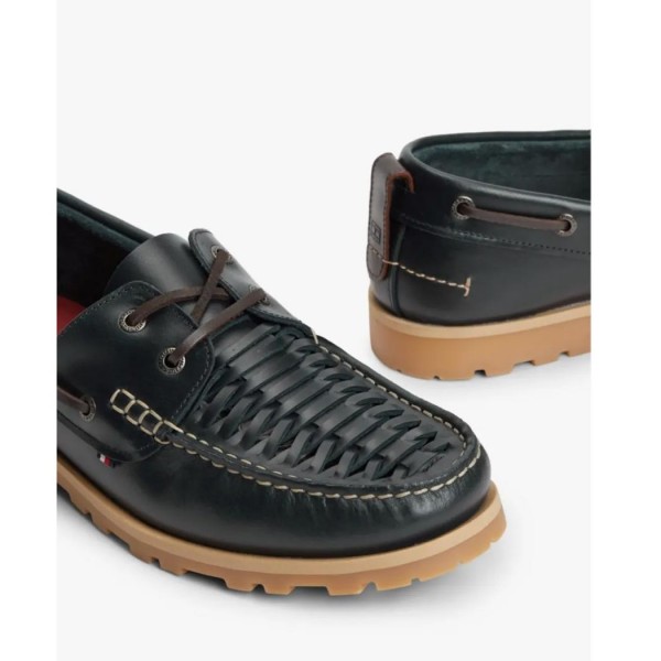 ΑΝΔΡΙΚΑ ΠΑΠΟΥΤΣΙΑ TOMMY HILFIGER Braided Boat Shoes
