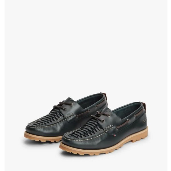 ΑΝΔΡΙΚΑ ΠΑΠΟΥΤΣΙΑ TOMMY HILFIGER Braided Boat Shoes