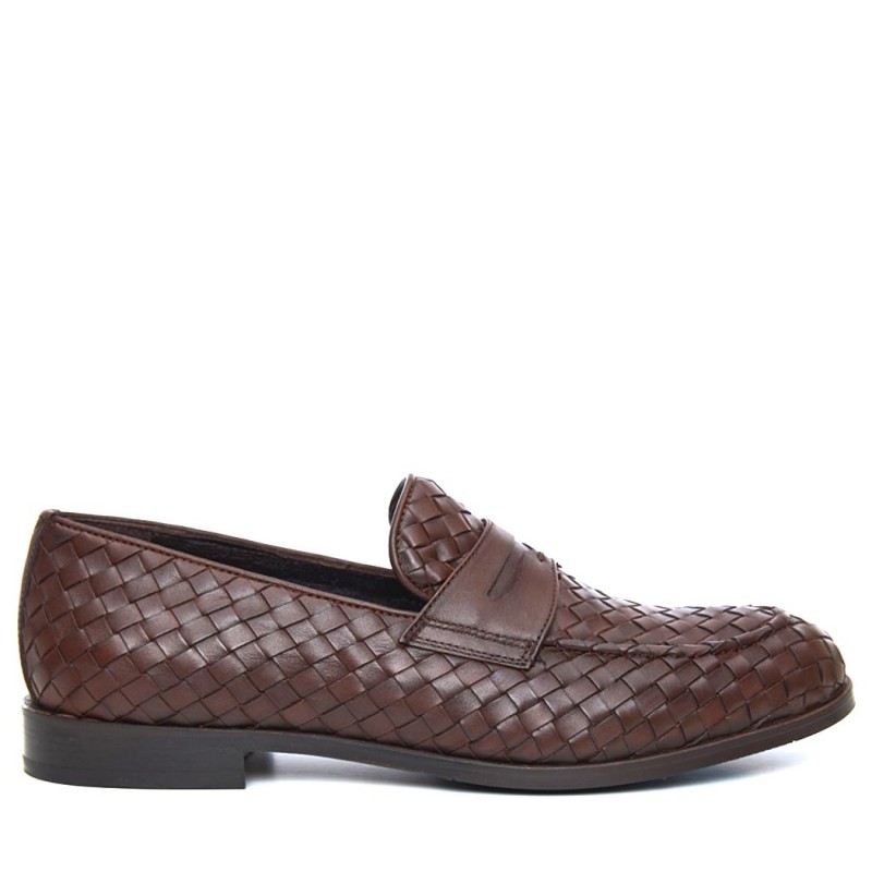 ΑΝΔΡΙΚΑ ΠΑΠΟΥΤΣΙΑ BOSS SHOES  Z7478-BROWNWOVEN