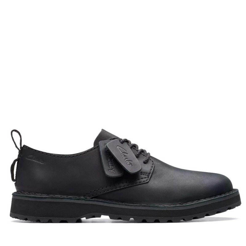 ΑΝΔΡΙΚΑ ΠΑΠΟΥΤΣΙΑ CLARKS Solsbury Lace Black Leather