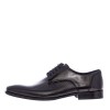 ΑΝΔΡΙΚΑ  BOSS SHOES N4972.  RMN ΜΑΥΡΟ ΔΕΡΜΑ 