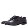 ΑΝΔΡΙΚΑ  BOSS SHOES N4972.  RMN ΜΑΥΡΟ ΔΕΡΜΑ 