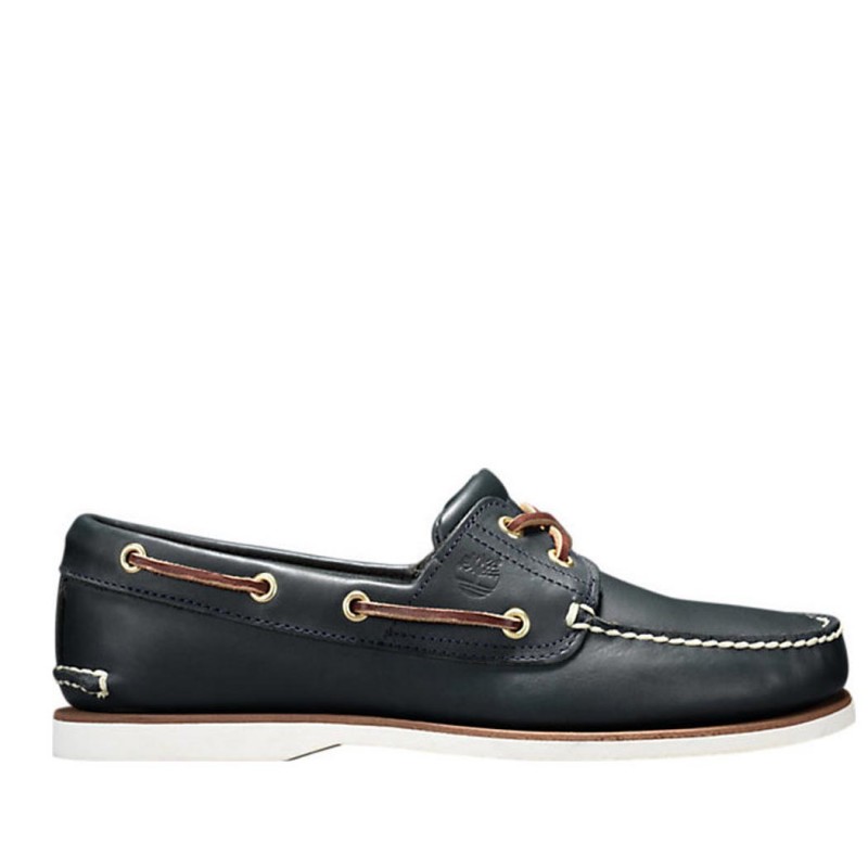 ΑΝΔΡΙΚΑ ΙΣΤΟΠΛΟΪΚΑ TIMBERLAND CLS2L BOAT 74036 TB0740364841 NAVY SM ΜΠΛΕ ΣΚΟΥΡΟ ΔΕΡΜΑ