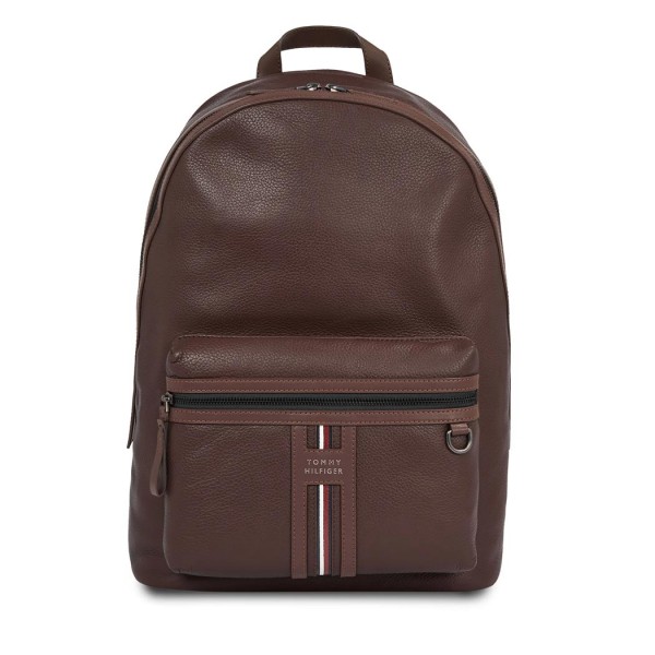 ΑΝΔΡΙΚΗ ΤΣΑΝΤΑ  TOMMY HILFIGER Th Premium Leather Backpack