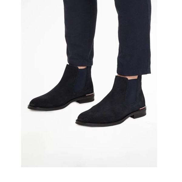 ΑΝΔΡΙΚΑ ΠΑΠΟΥΤΣΙΑ TOMMY HILFIGER Core Rwb Hilfiger Suede Chelsea