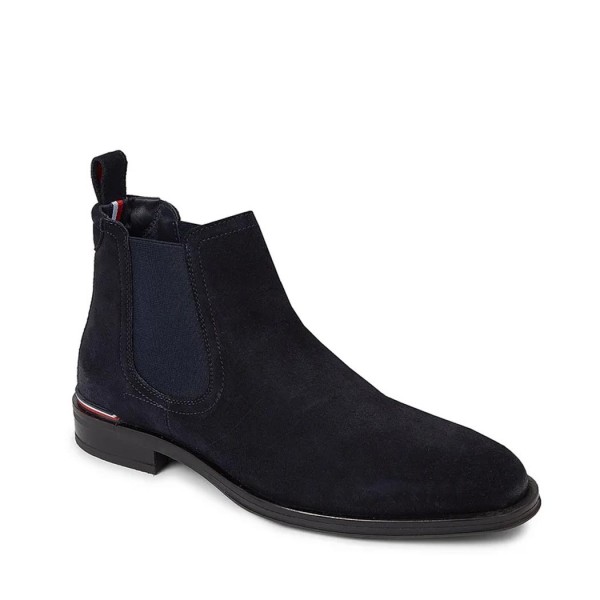 ΑΝΔΡΙΚΑ ΠΑΠΟΥΤΣΙΑ TOMMY HILFIGER Core Rwb Hilfiger Suede Chelsea